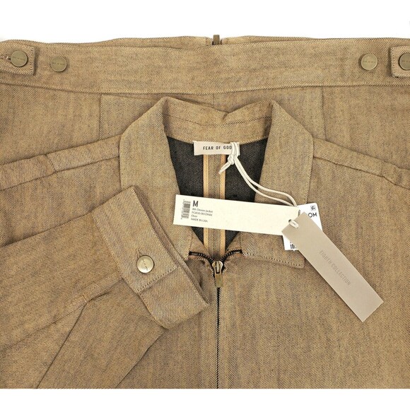 Fear of God Collection 8th Men's Cotton Denim Trucker Jacket Deer Size M - Picture 5 of 6